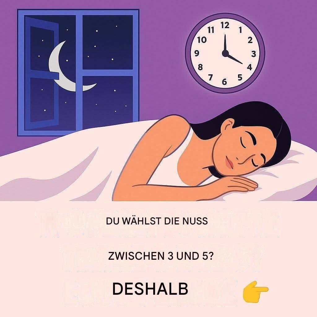 Wachen Sie nachts oft zwischen 3:00 und 5:00 Uhr auf? Das bedeutet, dass Ihr Körper… Mehr…
