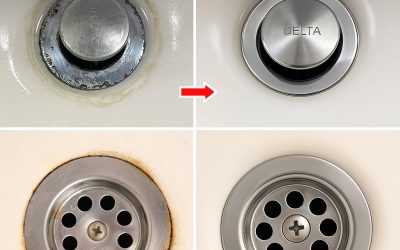 Wie man den dunklen Rand um die Wasserhähne entfernt