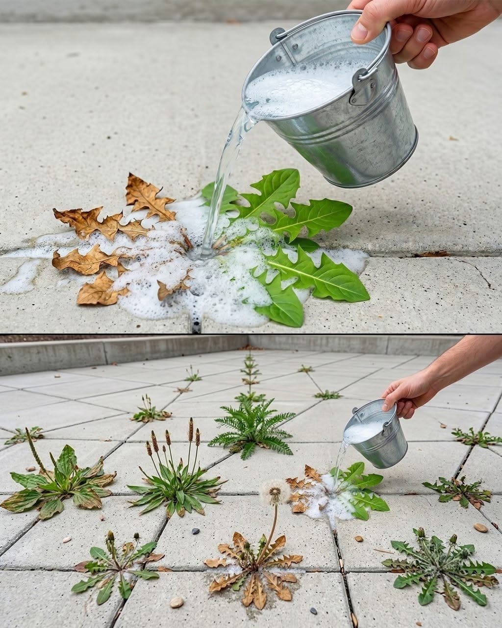 Unkraut ist eine der größten Herausforderungen für Hausbesitzer, Gärtner und alle, die Wert auf einen gepflegten Garten legen. Egal wie sorgfältig man den Garten pflegt, unerwünschte Pflanzen scheinen einfach nicht aufhören zu wollen, zwischen Pflastersteinen, entlang von Zäunen, in Kiesauffahrten und um Beete herum zu wachsen.  Jahrzehntelang griffen viele Menschen auf handelsübliche Herbizide zurück, um das Problem zu lösen. Obwohl diese Produkte wirksam sein können, haben Bedenken hinsichtlich der Umweltauswirkungen, versehentlicher Exposition und der Folgen für Nützlinge viele Hausbesitzer dazu veranlasst, nach alternativen Lösungen zu suchen.  Eine der beliebtesten Hausmittel zur Unkrautbekämpfung verwendet einfache Haushaltszutaten, die in den meisten Küchen zu finden sind. Richtig gemischt ergeben diese Zutaten ein wirksames Kontaktspray, das unerwünschtes Unkraut schnell abtötet.  Bevor man jedoch ein selbstgemachtes Unkrautvernichtungsmittel verwendet, ist es wichtig, sowohl seine Stärken als auch seine Grenzen zu kennen.  Natürlich bedeutet nicht automatisch harmlos, und einige Inhaltsstoffe können bei unsachgemäßer Verwendung die Bodenqualität beeinträchtigen.  Warum Unkraut so schwer zu bekämpfen ist Unkräuter sind bemerkenswert widerstandsfähig, weil sie sich so entwickelt haben, dass sie unter widrigen Bedingungen überleben können.  Viele Arten:  Wachsen schnell Produziert Tausende von Samen Entwickeln Sie tiefe Wurzelsysteme Dürre tolerieren Unterirdisch ausbreiten Das bedeutet, dass es nicht immer ausreicht, nur den sichtbaren Teil der Pflanze zu entfernen.  Manche Unkräuter können aus tief unter der Oberfläche verborgenen Wurzeln immer wieder neu austreiben.  Die Inhaltsstoffe dieses selbstgemachten Sprays Diese beliebte Mischung basiert auf vier Hauptzutaten:  Weißweinessig Salz Zitronensäure Flüssiges Geschirrspülmittel Jeder Inhaltsstoff spielt eine spezifische Rolle bei der Schädigung des Unkrauts.  Die wissenschaftlichen Hintergründe der einzelnen Zutaten werden auf der nächsten Seite erläutert.